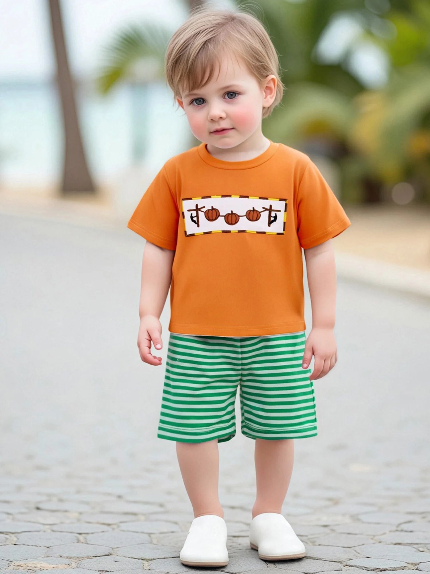 Baby Boys Pumpkin Set